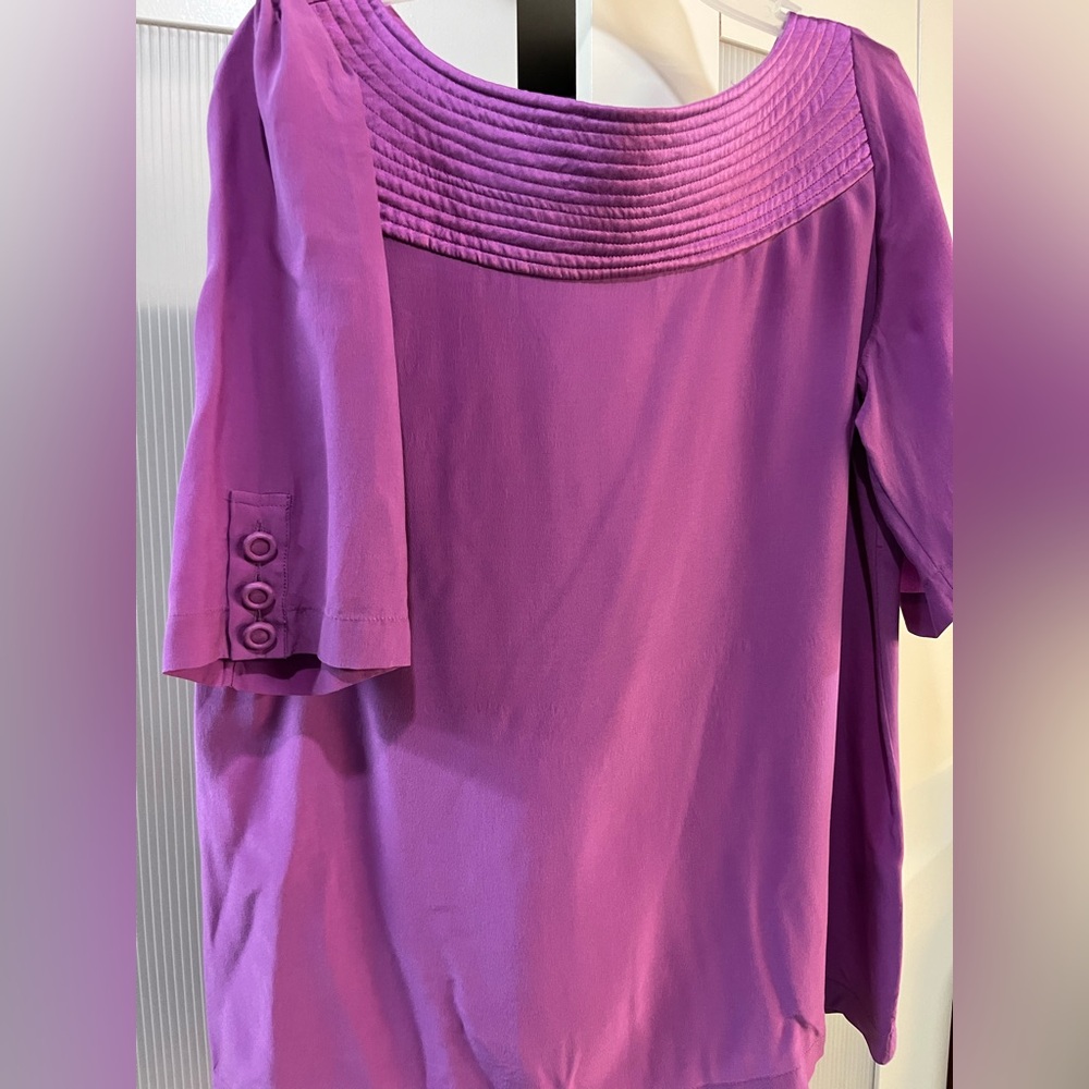 Banana republic silk blouse size large